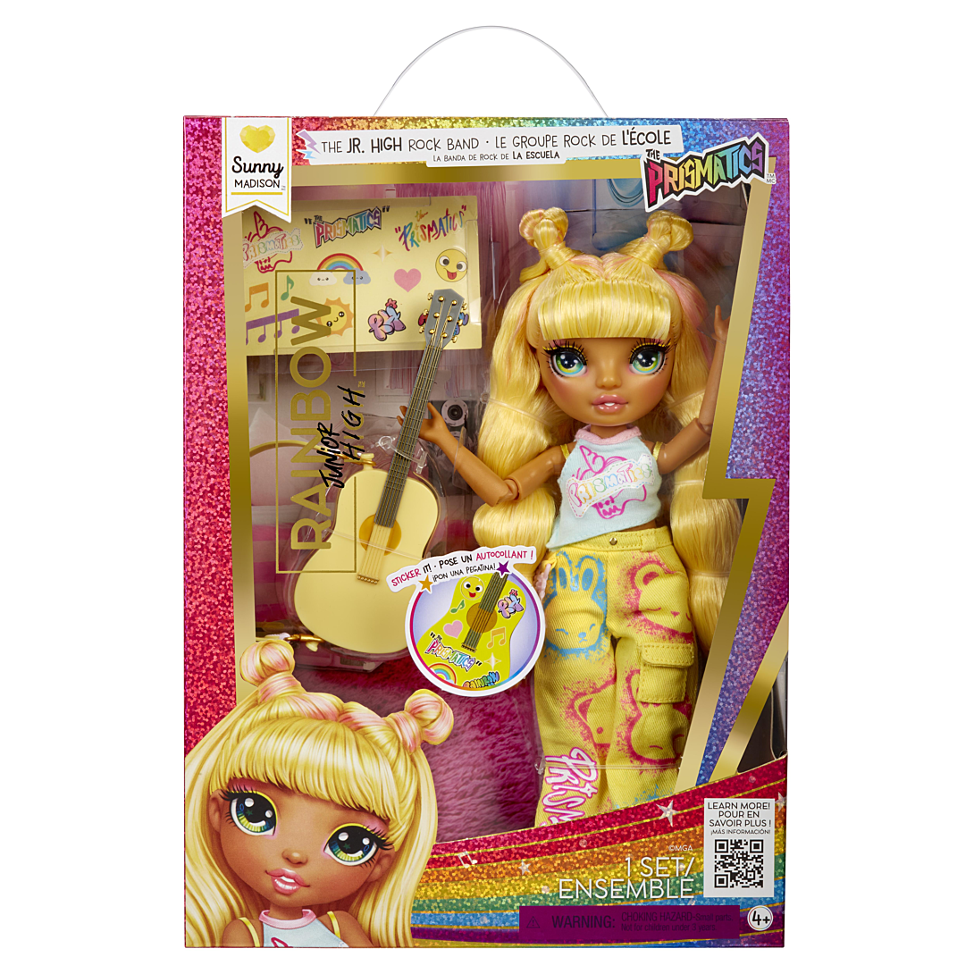 Rainbow High poupée NEW Junior High - Sunny