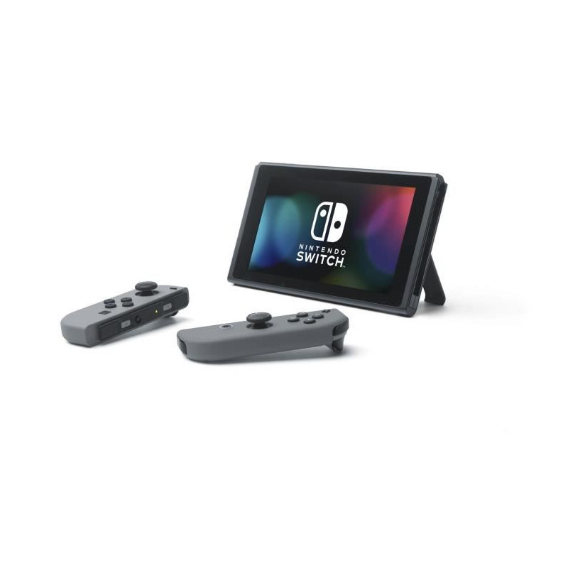 Console nintendo switch avec une paire de joy-con grises (SWITCH