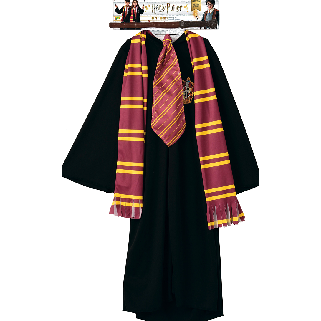 Déguisement Robe + Baguette + Écharpe + Cravate Harry Potter Rubie' Le Déguisement - vue 2