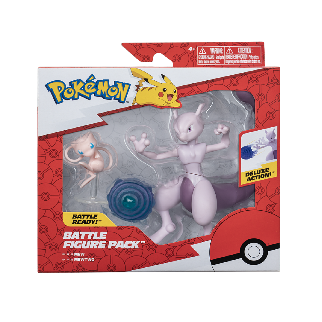 Pokémon Duo Pack Figurine Mewtwo + Mew - vue 2