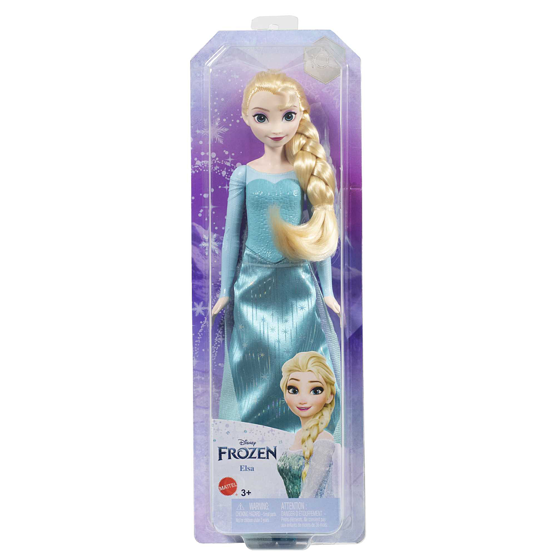 Mattel disney-la reine des neiges-elsa-poupée avec habillage et accessoires