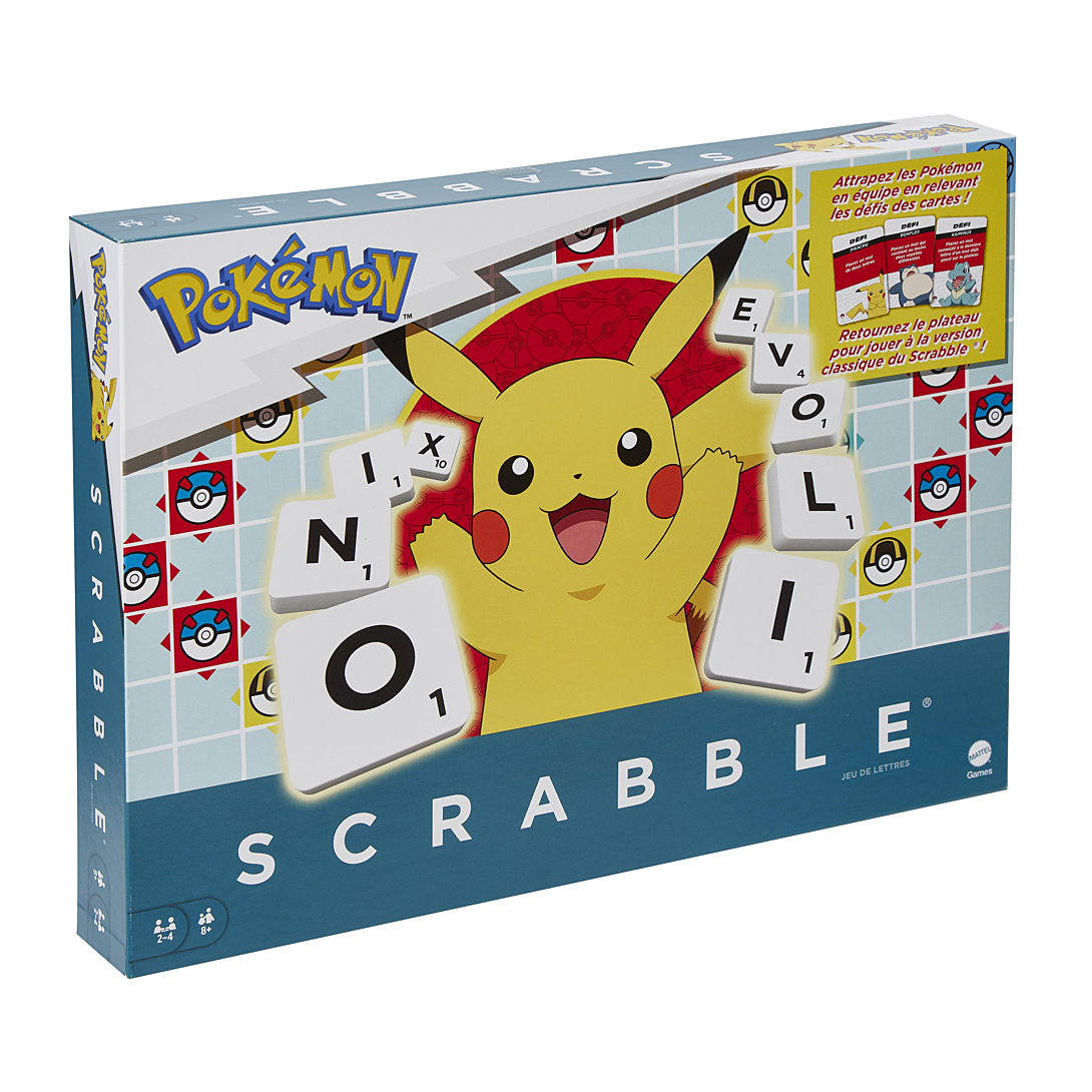 Jeu de Société Mattel Scrabble Pokémon HXT27 – 2 Modes de Jeu, 50 Cartes Défi - vue 4