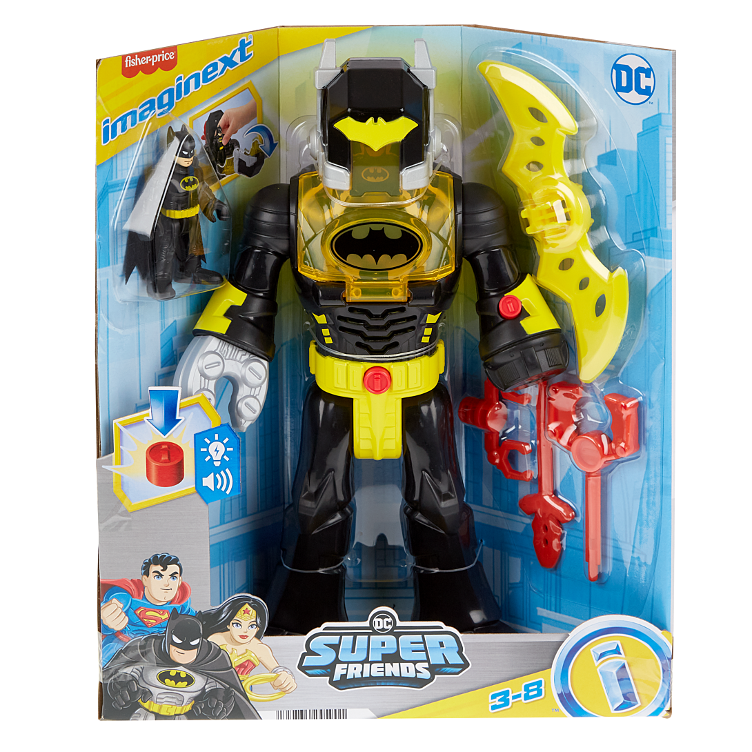 Fisher Price DC Super Friends Batman dans son Exosquelette robot Imaginext HYG31 - vue 4