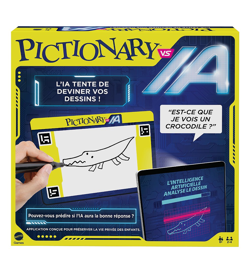 Jeu De Société Pictionary Vs Ia Mattel La Boite - vue 2