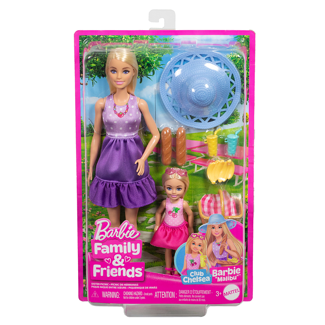 Coffret Barbie Famille et Amis Pique-Nique – 2 Poupées et 9 Accessoires - vue 4