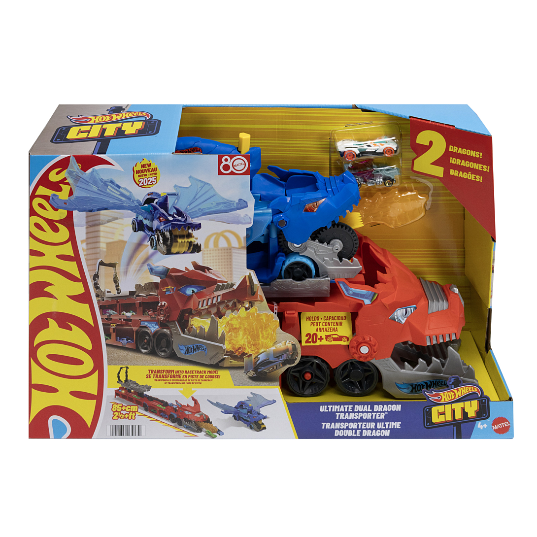Hot Wheels Transporteur 2 En 1 Dragons