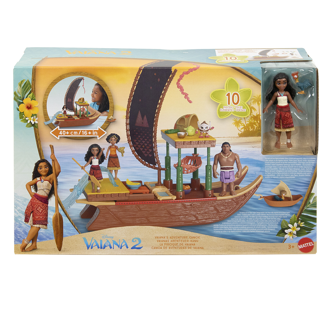 disney la pirogue de vaiana transformable coffret