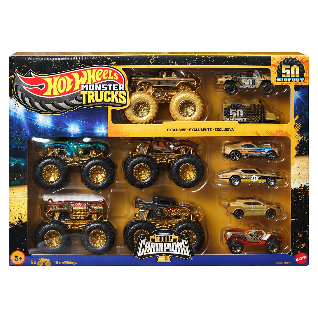 Hot Wheels hot wheels-trophy champions-c véhicules monster trucks