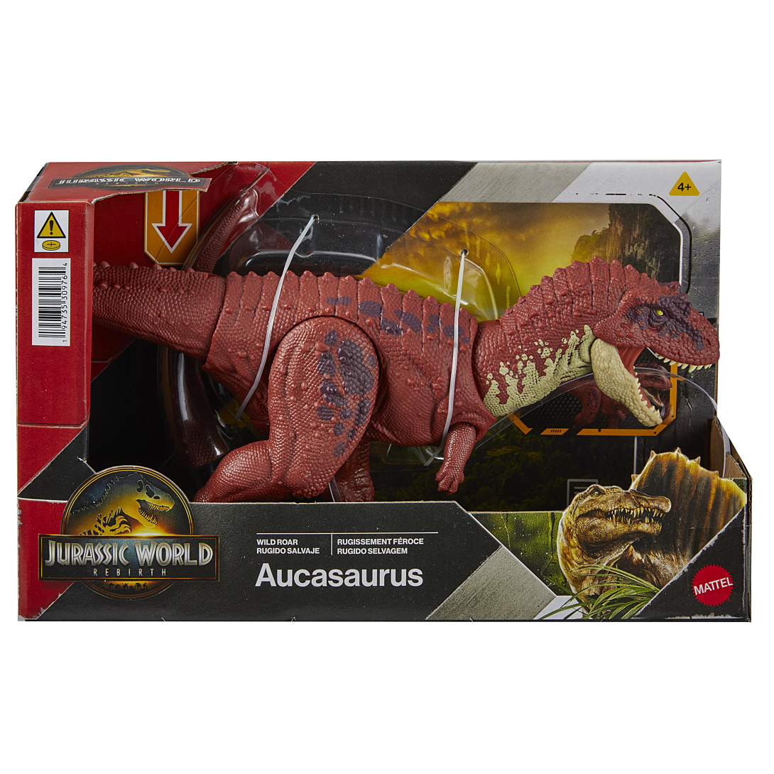 Jurassic World Figurine articulée Aucasaurus Rugissement féroce Son Jurassic World JGB88