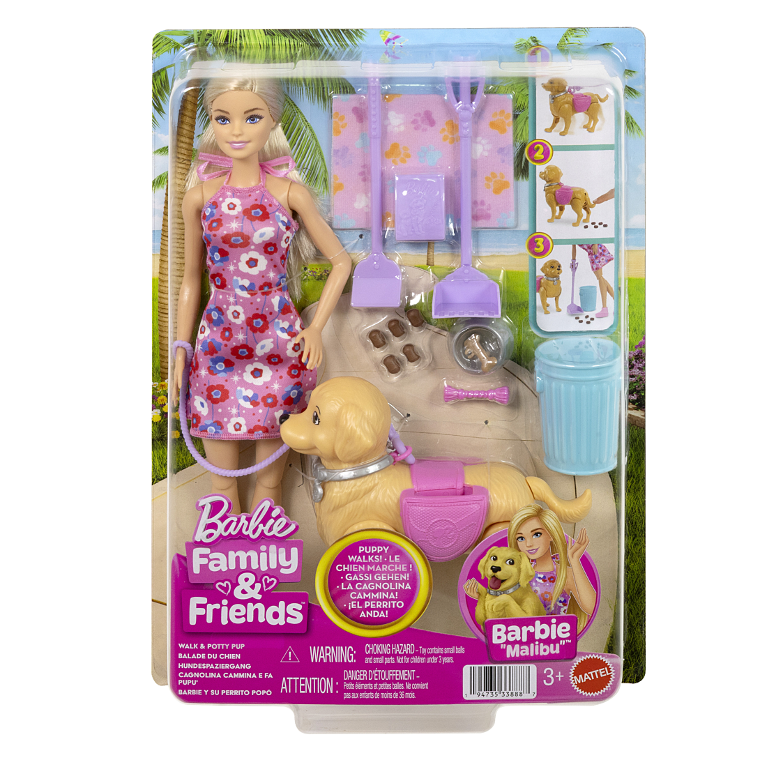 Barbie balade du chien