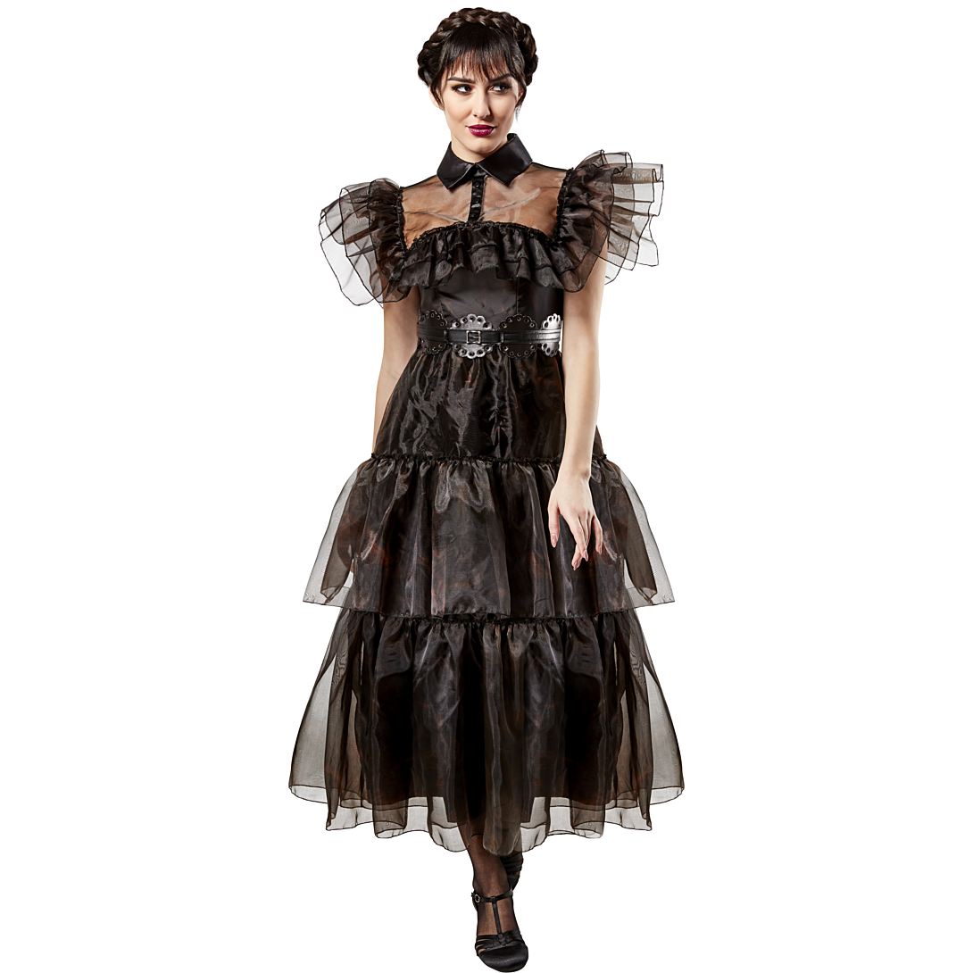 ROBE DE BAL ADULTE LUXE MERCREDI - vue 2