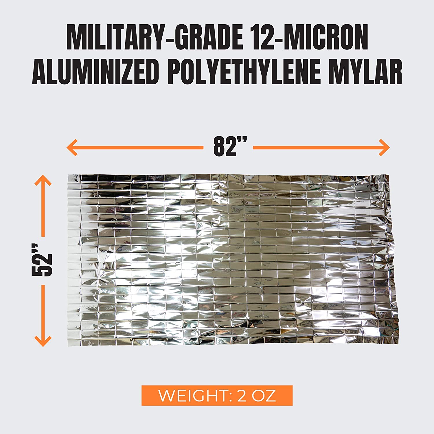 14 Pièces Couvertures De Survie Aluminium 160x210cm - Kit Urgence Thermique Mylar Réfléchissant