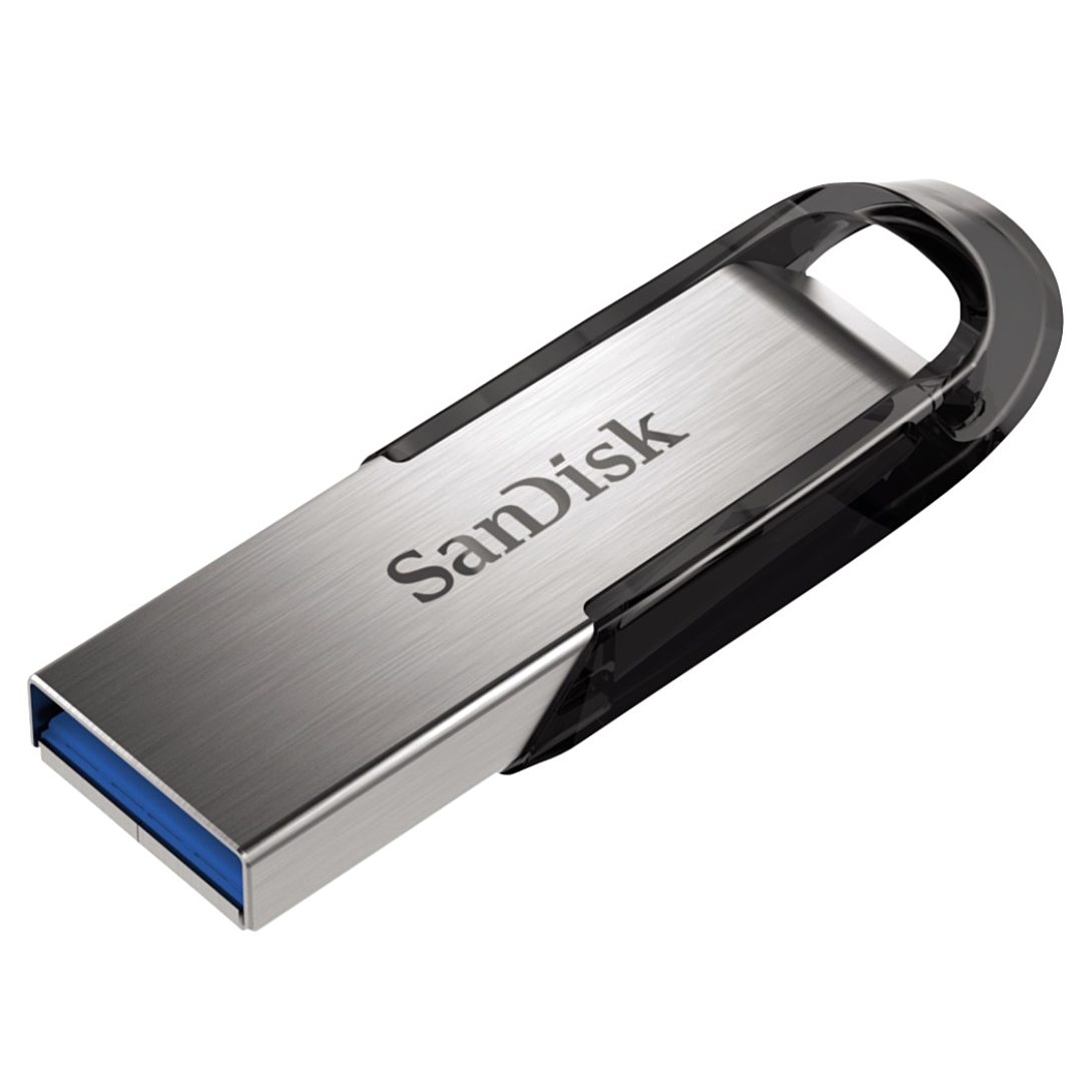 SanDisk Ultra Flair lecteur USB flash 32 Go USB Type-A 3.2 Gen 1 (3.1 Gen 1) Noir, Acier inoxydable