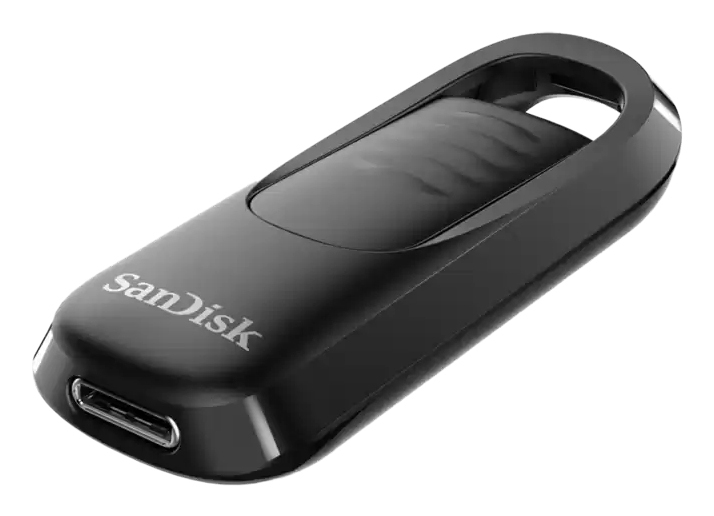 SanDisk SDCZ480-128G-G46 lecteur USB flash 128 Go USB Type-C 3.2 Gen 1 (3.1 Gen 1) Noir