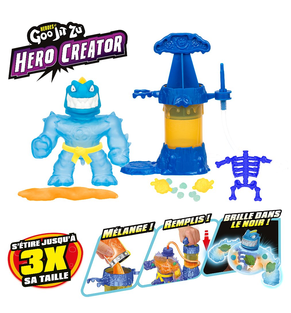 Figurine HEROES OF GOO JIT ZU Creator rayon x Tyro 11 cm - vue 2