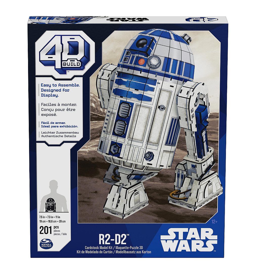 R2-D2 STAR WARS 4D BUILD