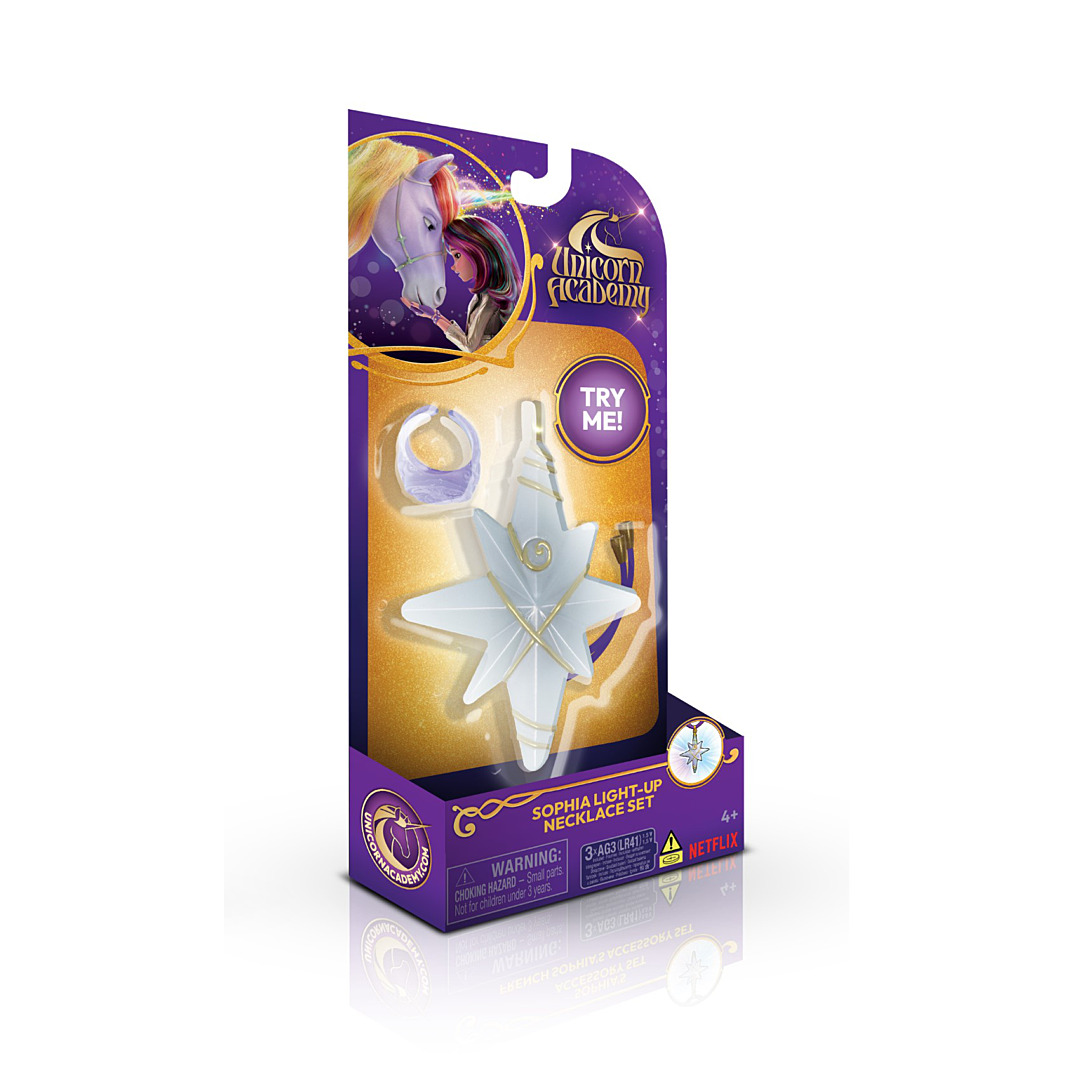 Spin Master COLLIER A FONCTIONS + BAGUE DE SOPHIA Unicorn Academy