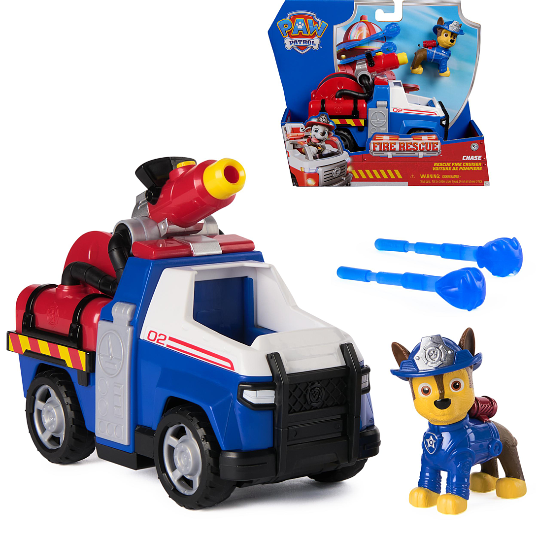 Figurine et véhicule Paw Patrol Pat’Patrouille Fire Rescue Chase - vue 6