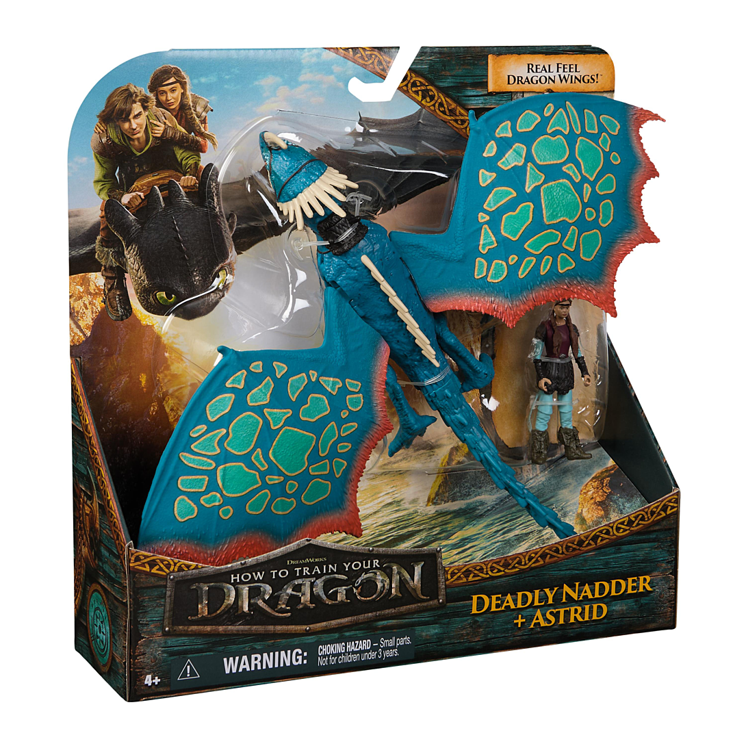 PACK DRAGON ET VIKING 25 CM TEMPETE Dragons Movie