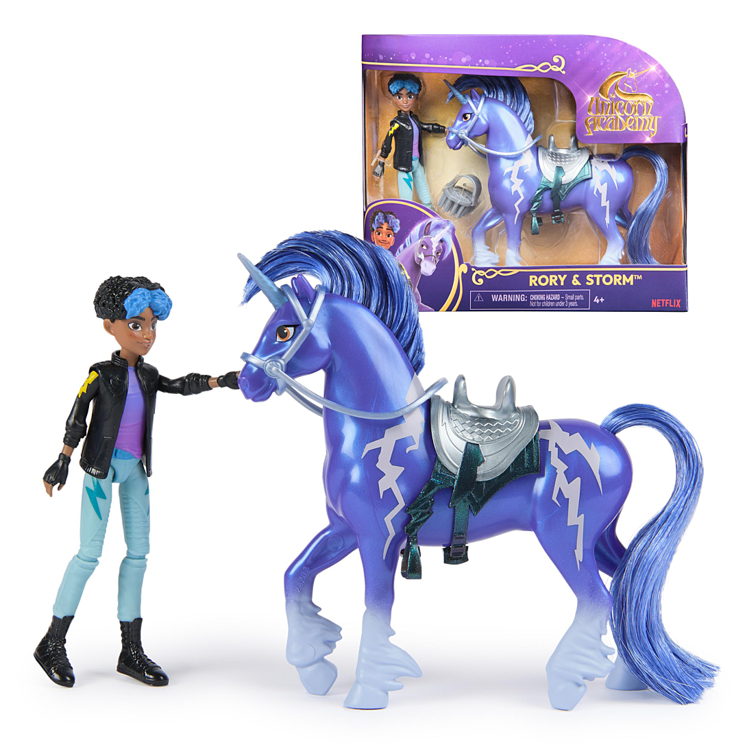 COFFRET LICORNE ET POUPEE STORM ET RORY Unicorn Academy