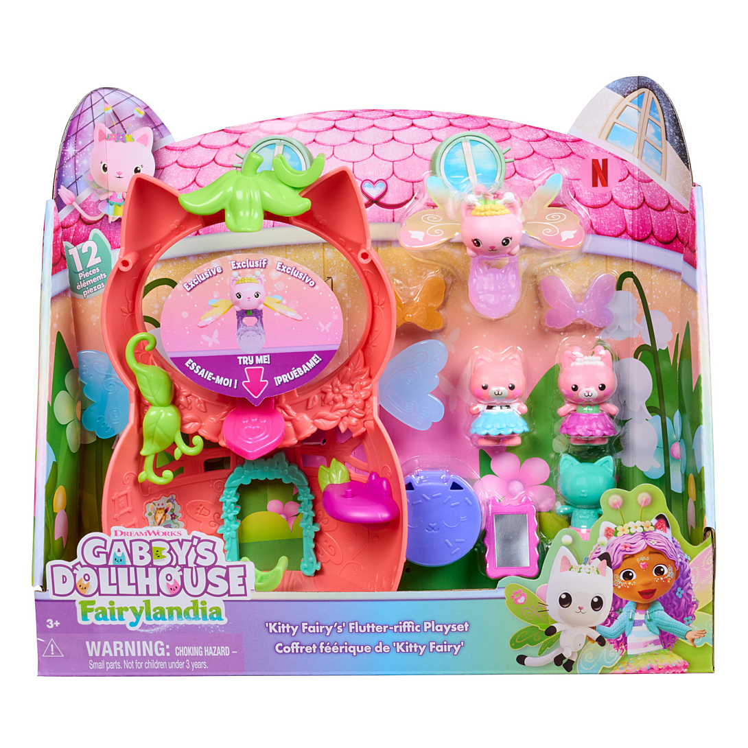 Playset Gabby' Dollhouse Fairy Magic Fairylandia Spin Master avec anneau exclusif Fée Minette Neuf - vue 6