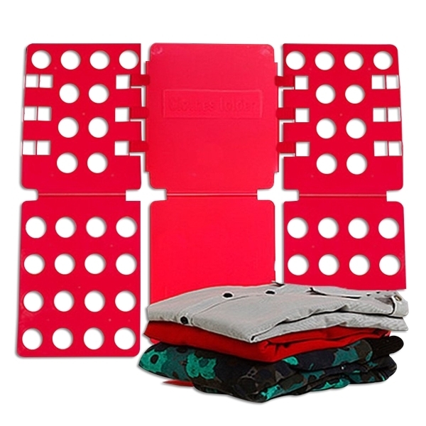 Plieur de vêtement facile chemises et tshirt bleu