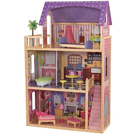 KidKraft Maison de Poupée en Bois Kayla incluant Accessoires et KidKraft Maison de Poupée en Bois Kayla incluant Accessoires et