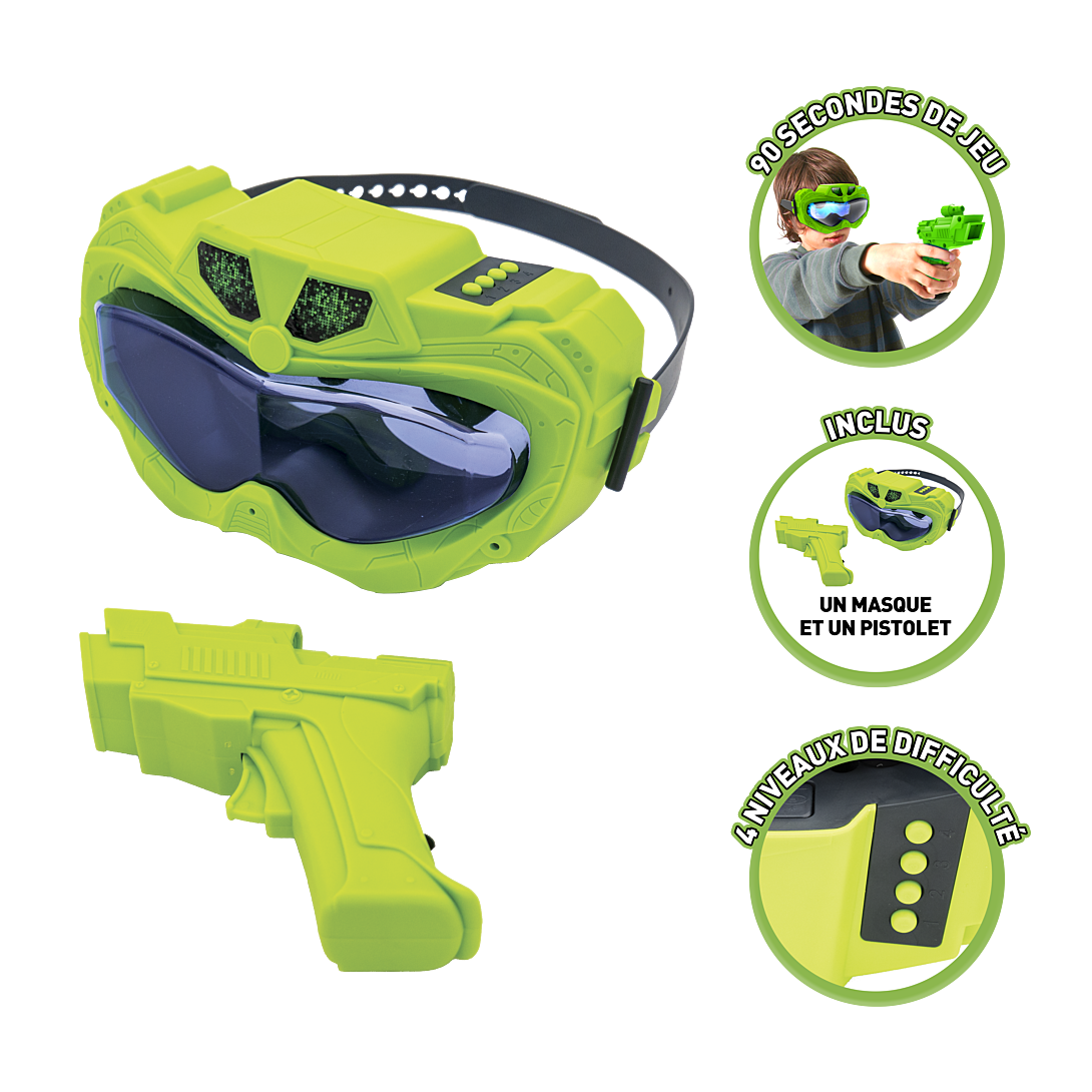 Jeu interactif Alien Vision avec masque 3D et pistolet Neuf - vue 8