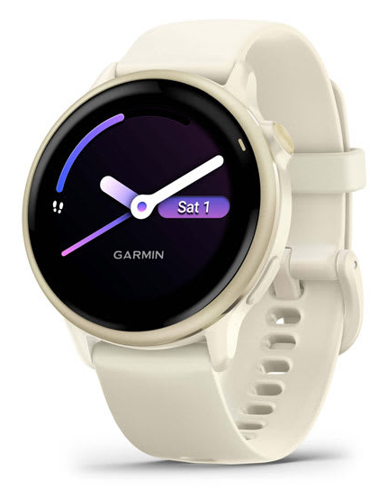 Garmin vívoactive 6 3,05 cm (1.2) AMOLED 42 mm Numérique 390 x 390 pixels Écran tactile Blanc Wifi GPS (satellite)
