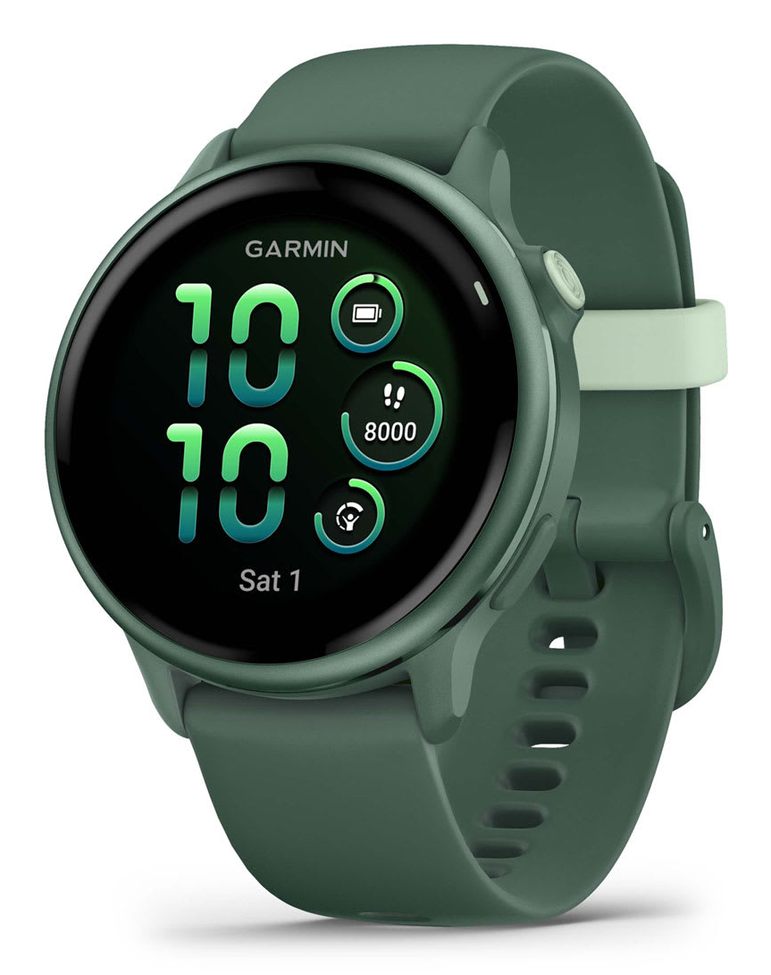 Garmin vívoactive 6 3,05 cm (1.2) AMOLED 42 mm Numérique 390 x 390 pixels Écran tactile Vert Wifi GPS (satellite)