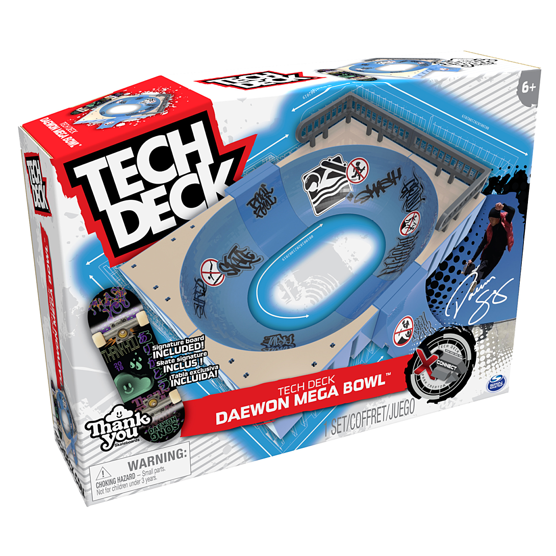 Playset Finger Skate TECH DECK – Mega Bowl, Skatepark Modulable, 1 Mini Skate Inclus - vue 3