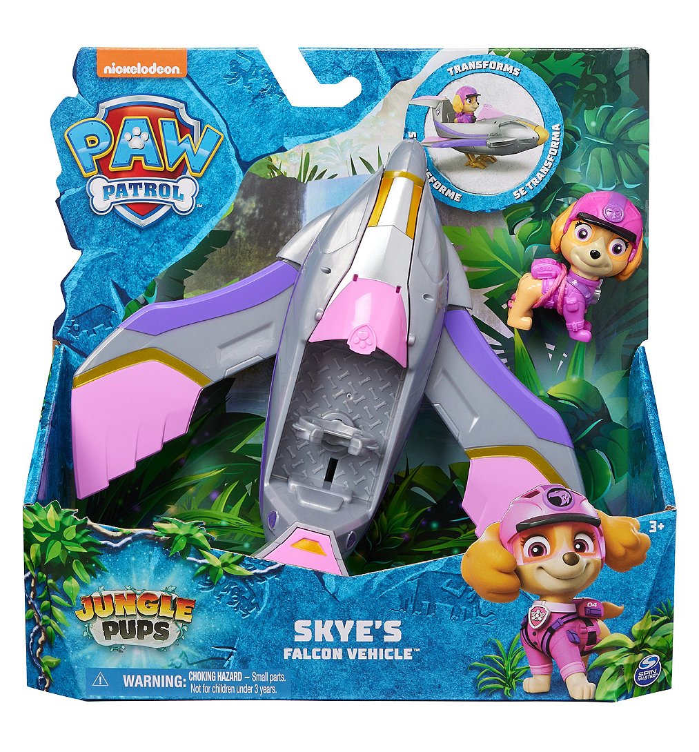 Paw Patrol Pat Patrouille Véhicule Figurine Stella Jungle Pups Voiture Figurine À Collectionner Thème Jungle Pat Patrouille Jouet Voiture Enfant Jouet Enfant Et +