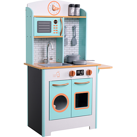 Grande Cuisinière De Jeu Rose Doré En Bois Pour Enfant - Jeux d Grande Cuisinière De Jeu Rose Doré En Bois Pour Enfant - Jeux d