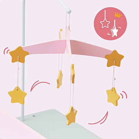 Olivia's Little World par Teamson Kids Table À Langer pour Poupon Et Poupée Crèche Jeu D'Imitation avec 4 Accessories, Chaise Haute Et Mobile pour Enfants Set De Jeu TD-13522A | avec literie Olivia's Little World par Teamson Kids Table À Langer pour Poupon Et Poupée Crèche Jeu D'Imitation avec 4 Accessories, Chaise Haute Et Mobile pour Enfants Set De Jeu TD-13522A | avec literie