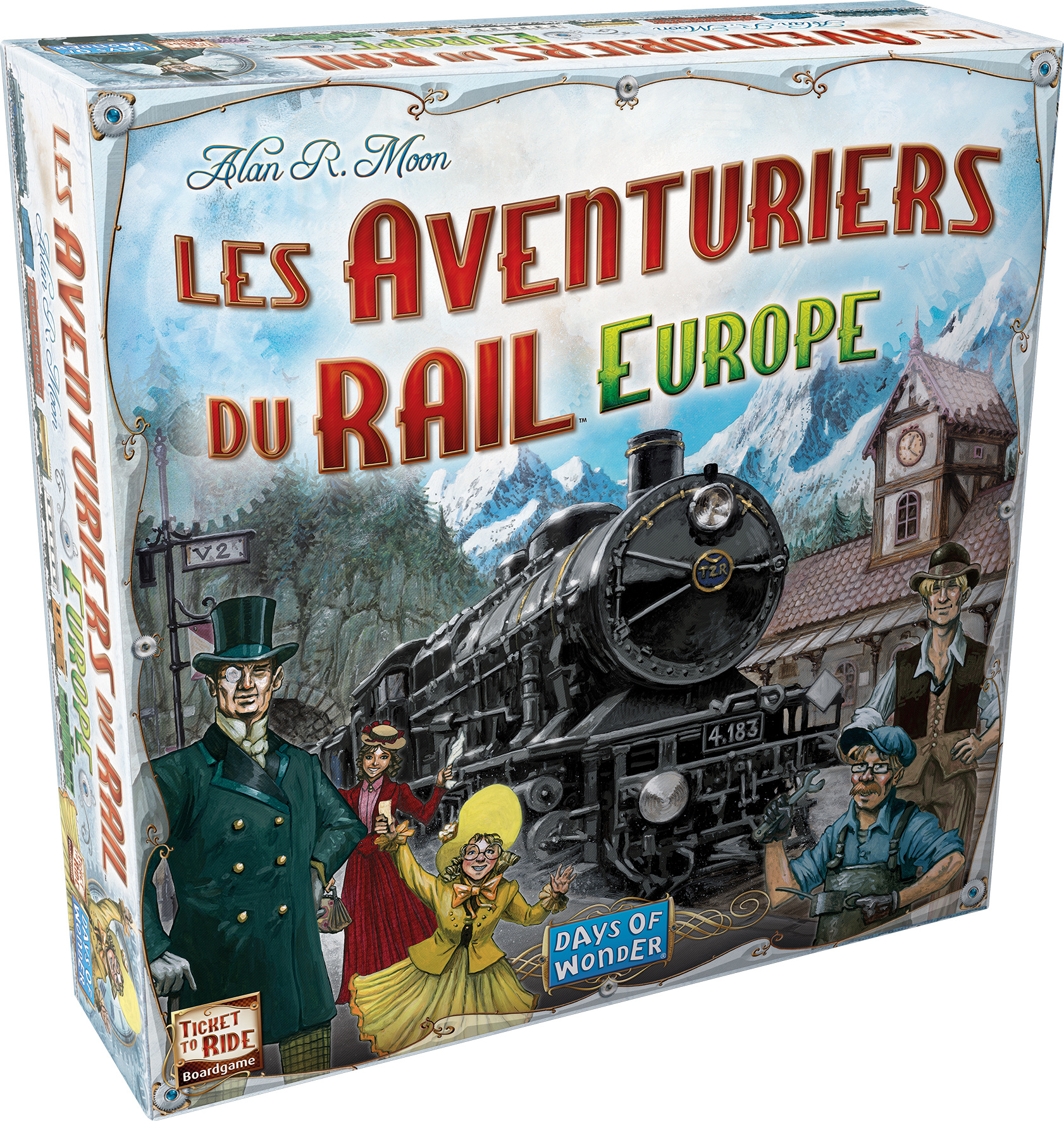 Les Aventuriers du Rail : Europe Asmodee - vue 2