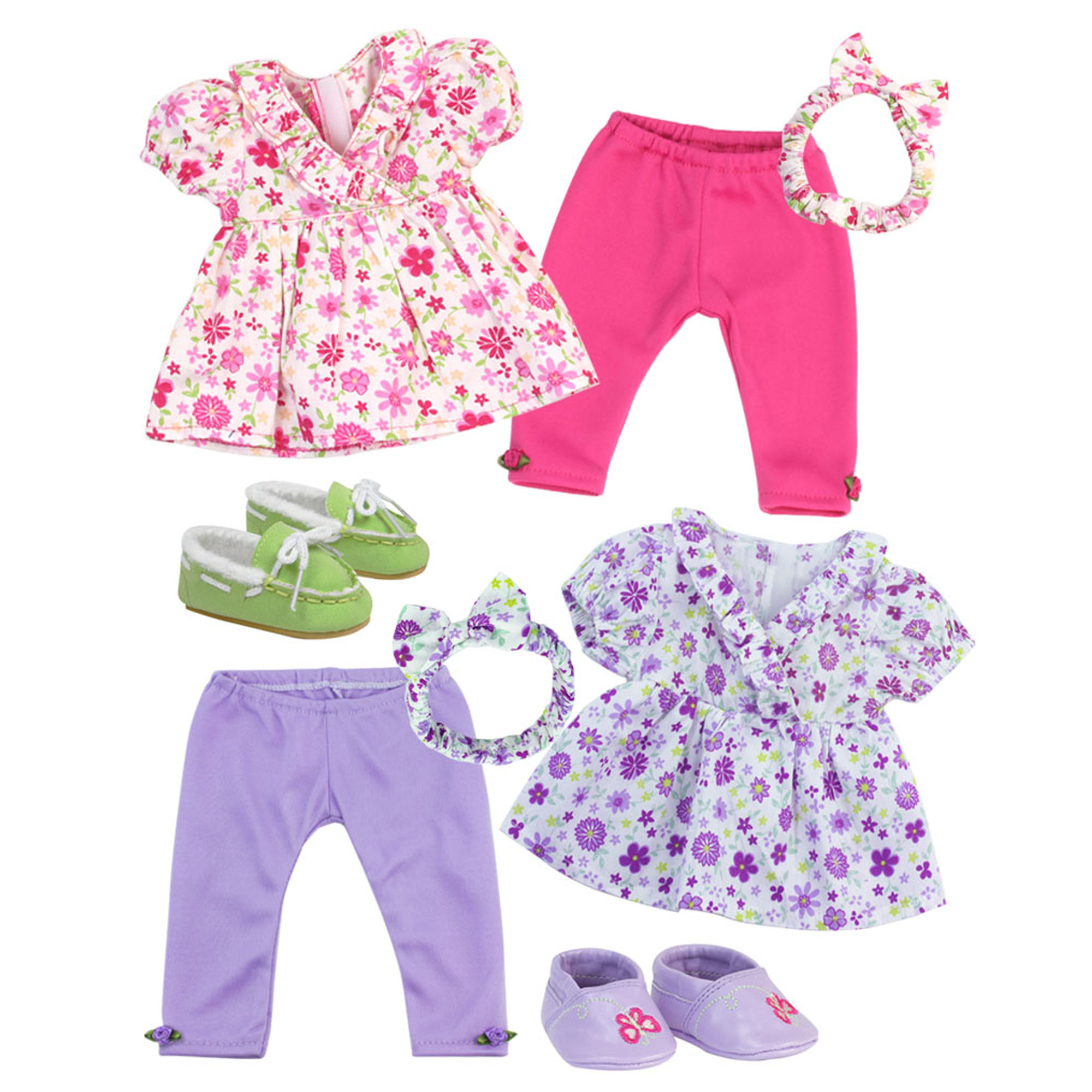 Vêtements pour poupée de 17 cm, accessoires pour poupées de 17 cm, ensemble de vêtements pour poupées, adorable chic 2 pièces, ensemble d'ornements pour accessoires de poupée (sans poupée