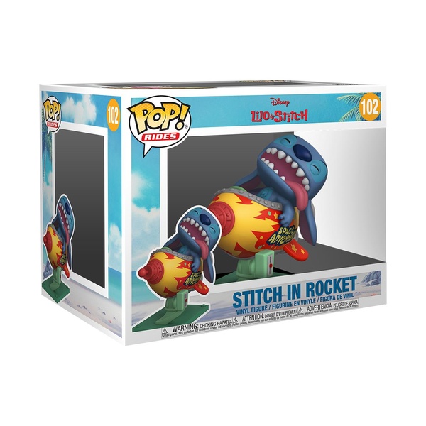 Figurine POP! Lilo & Stich Stich sur la rocket N° 102 FUNKO - vue 4