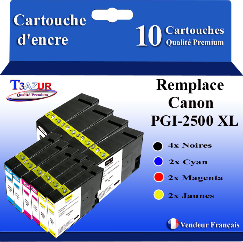 Tinta De Inyección Canon Tinta China Negra Canon PGI 2500XL BK Cartucho Triplepack De Tinta Original Negro Para Impresora De Inyeccion De Tinta Maxify MB5050 MB5150 MB5155 MB5350 MB5450 MB5455 IB4050 IB4150