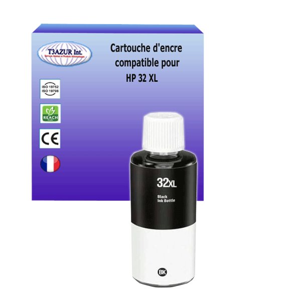 31 32XL Encre Compatible Avec HPQ 31 32XL Bouteille D'encre