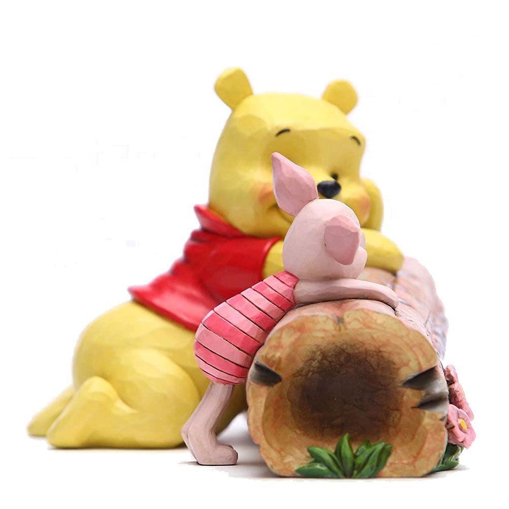 Figurine Winnie L'Ourson Et Porcinet En Céramique Et Résine Par Peter Mook Pour Disney Etats Unis 1990s 9