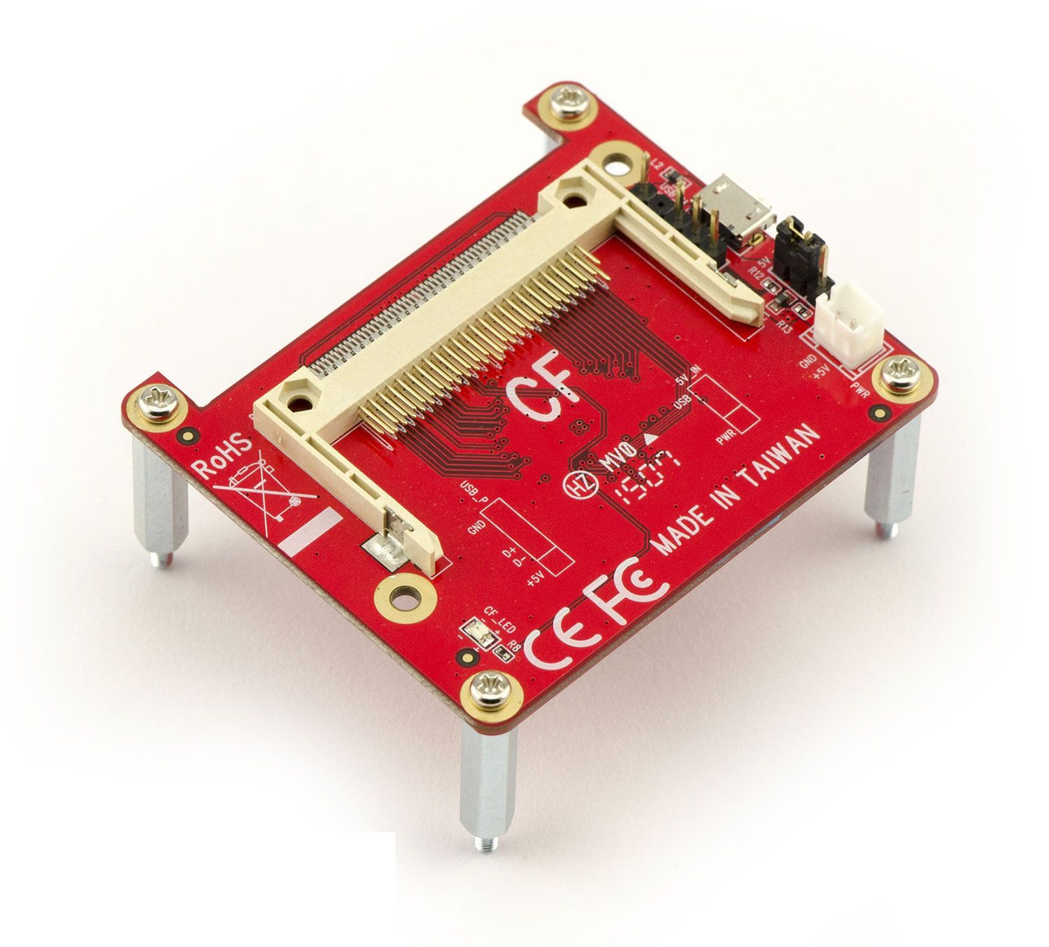 Plaque d'extension pour Raspberry Pi IoT - 1 port COMPACT FLASH CF au ...