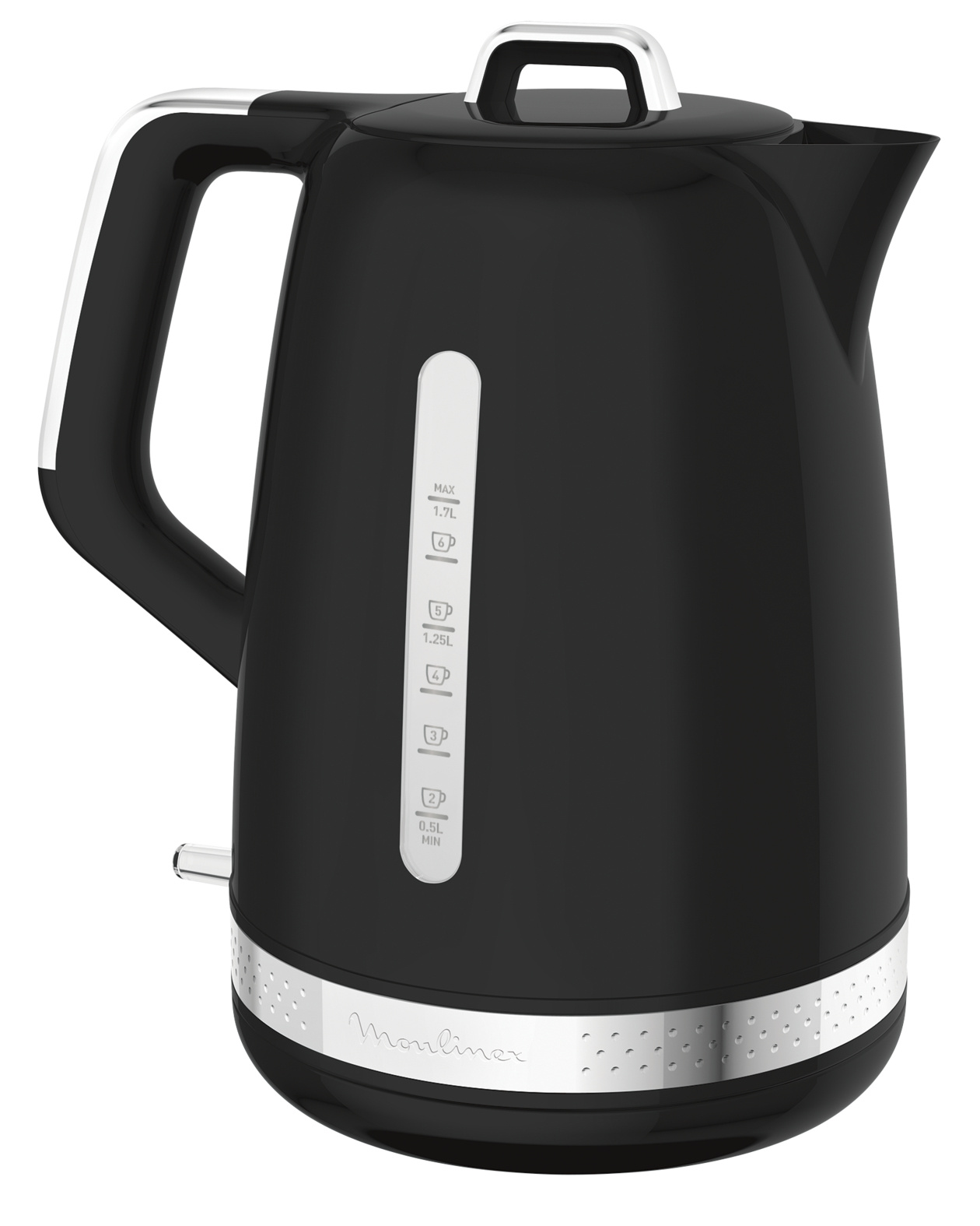 Bouilloire électrique Soleil noire 1,7L vintage