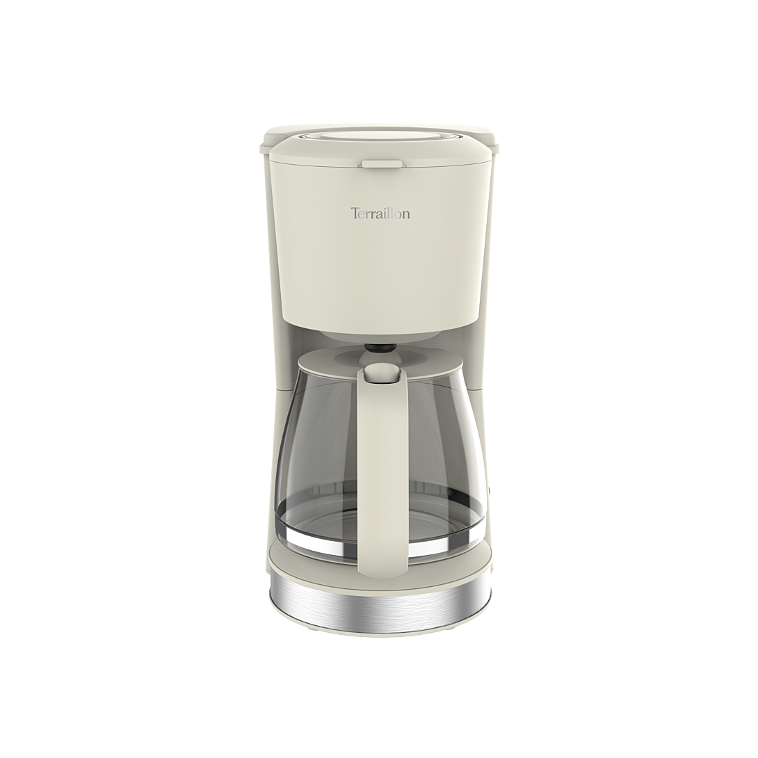 Cafetière Filtre Terraillon Sunrise – 1080W, 10-15 Tasses, Anti-Goutte