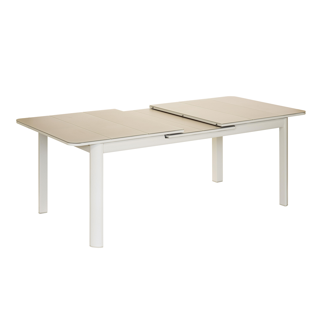 Table de jardin Milos extensible en aluminium pour 1012 personnes - vue 2