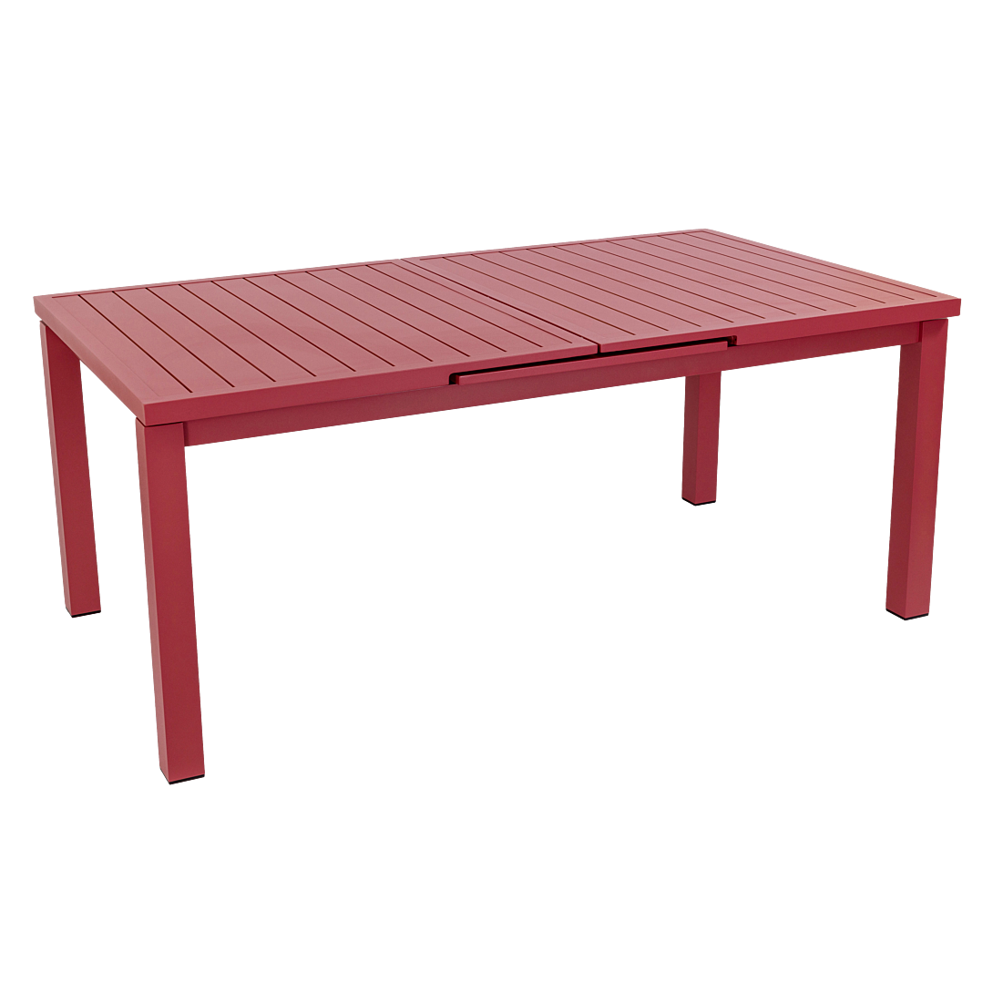 Jardiline Table en aluminium extensible 8 à 10 personnes Santorin Terracotta