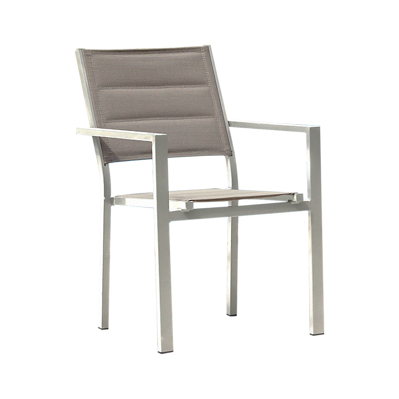 Fauteuil de jardin en aluminium empilable Ibiza