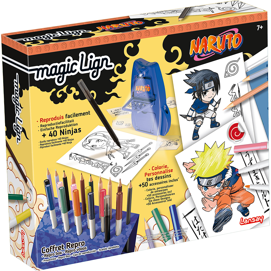 Coffret Repro Lansay Magic Lign Naruto – Plus de 100 Illustrations À Dessiner - vue 4