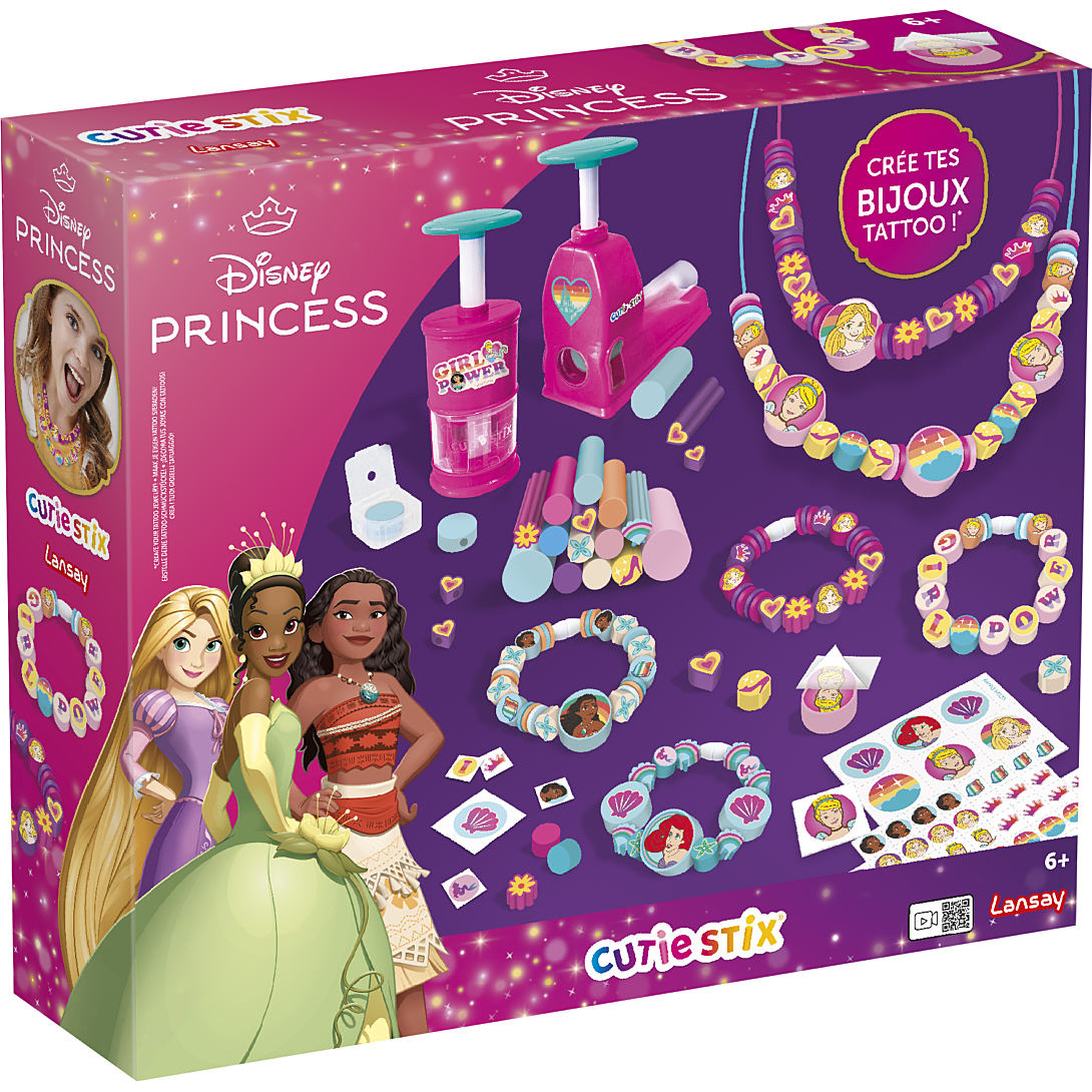 Atelier Créatif Lansay Cutie Stix Disney Princess – 14 Stix pour Créer des Bijoux