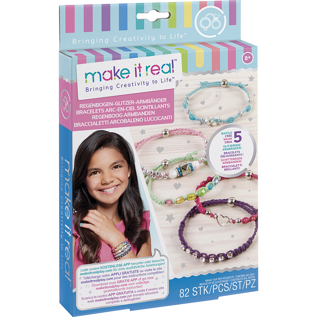 MAKE IT REAL BRACELETS ARC EN CIEL SCINTILLANTS - vue 1