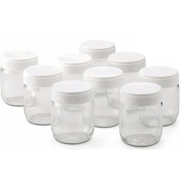 ACCESSOIRES CULINAIRE Lagrange Lot de 9 pots pour Yaourtière 430301